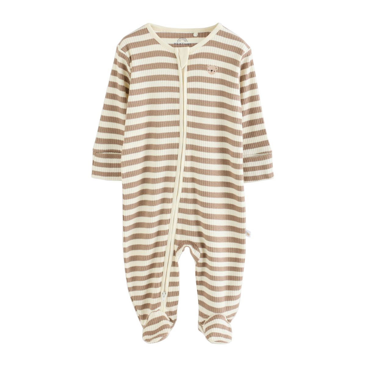 Dors-bien à zip double sens bébé, lot de 7 ours brun neutre, NEXT