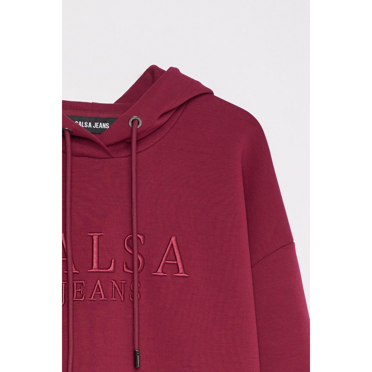 HOODIE AVEC BRANDING rouge, SALSA JEANS