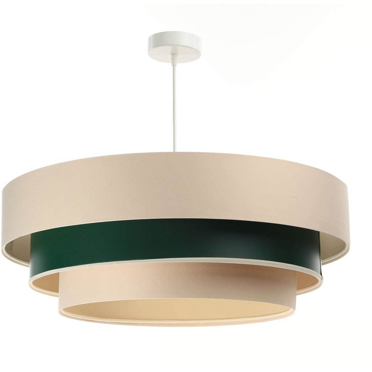 Suspension en tissu TRINITI beige intérieur vert et beige, BPS KONCEPT