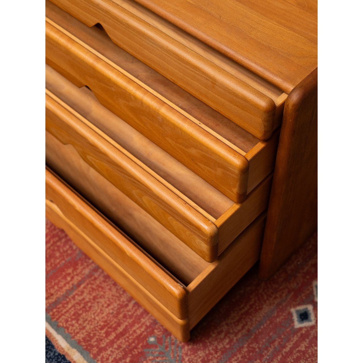 Commode aux jolies poignées Garance N°676 - Bon état marron, DEBONGOUT