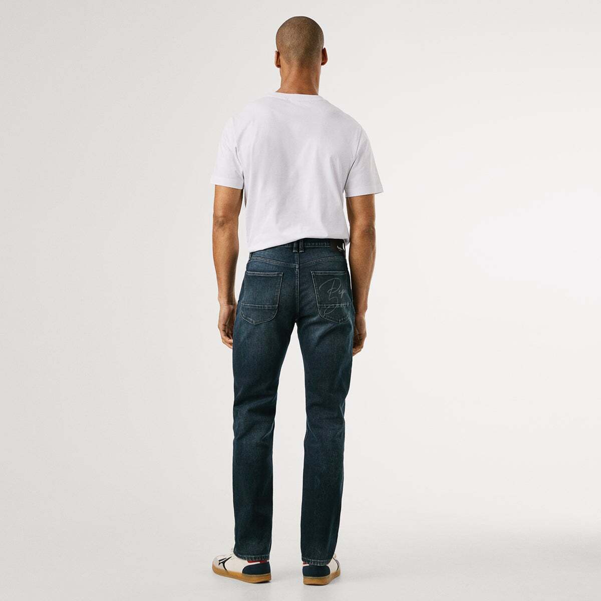Jean Coupe Slim, Taille Normale - Hatch 12 oz blue stretch denim, PEPE JEANS