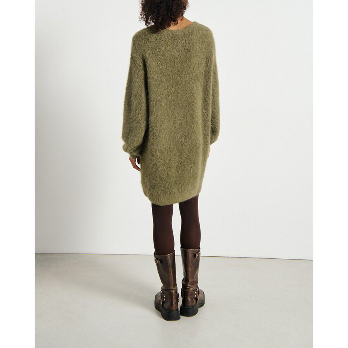 Niby Mini Jumper Dress with Crew Neck 90005637, AMERICAN VINTAGE
