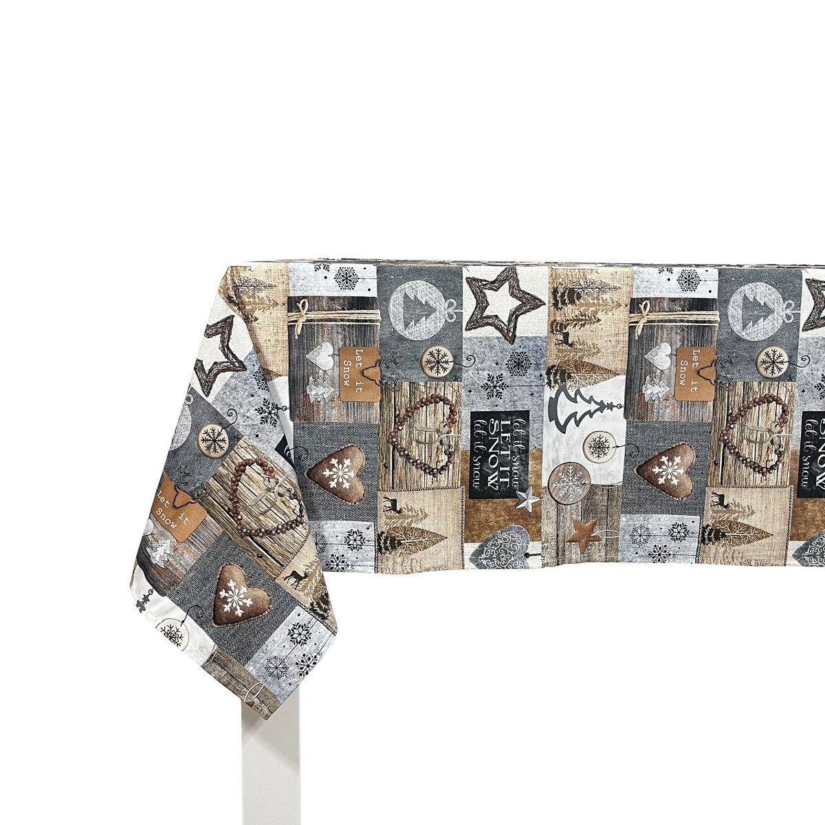 Nappe de NOËL WARM beige, NAF NAF HOME