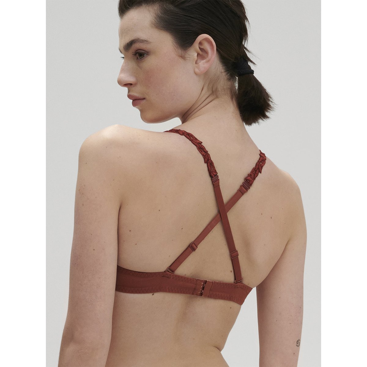 Soutien-gorge spacer décolleté plongeant, ANDORA marron, SIMONE PERELE