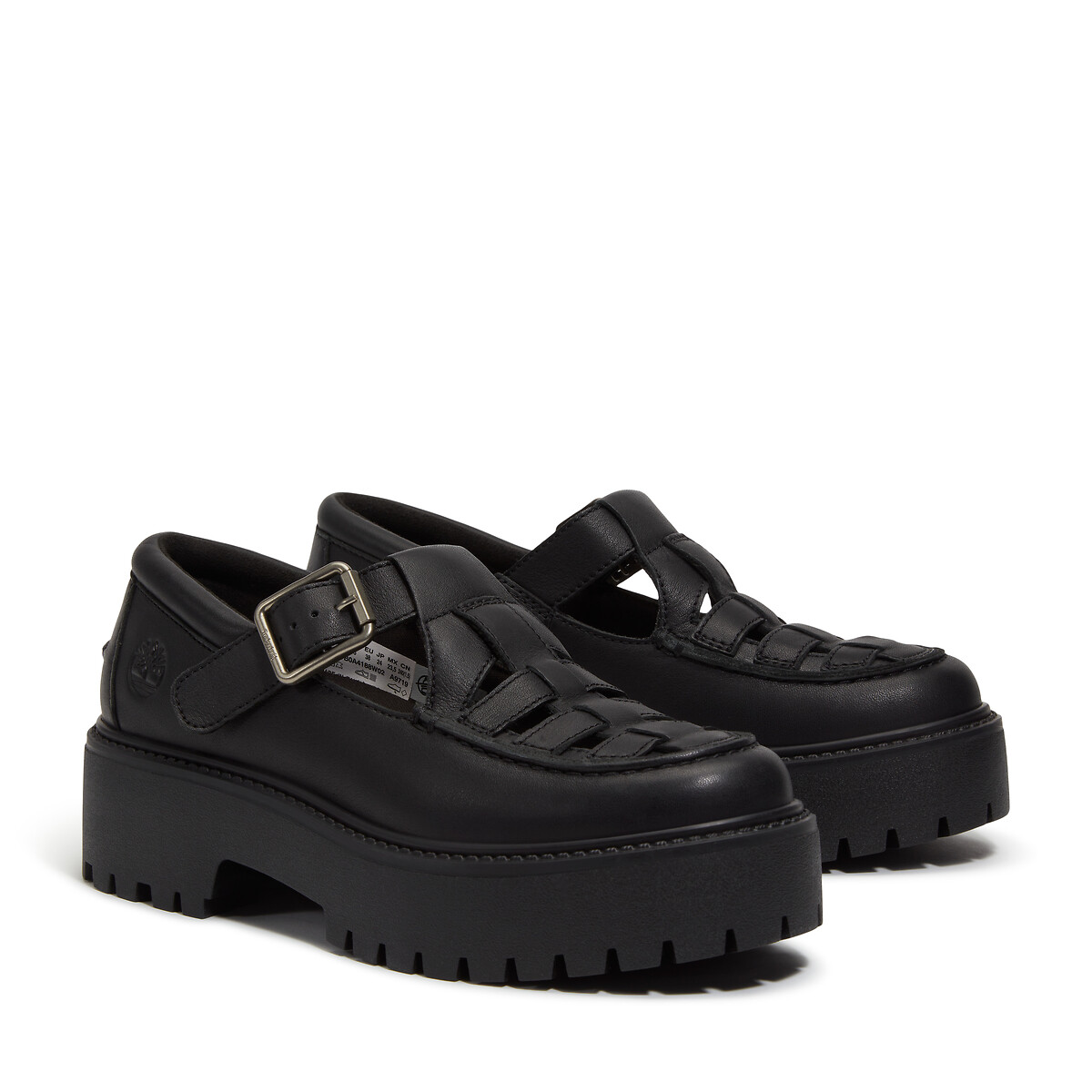 Fisherman-Style Wedge Brogues, Stone Street black, TIMBERLAND