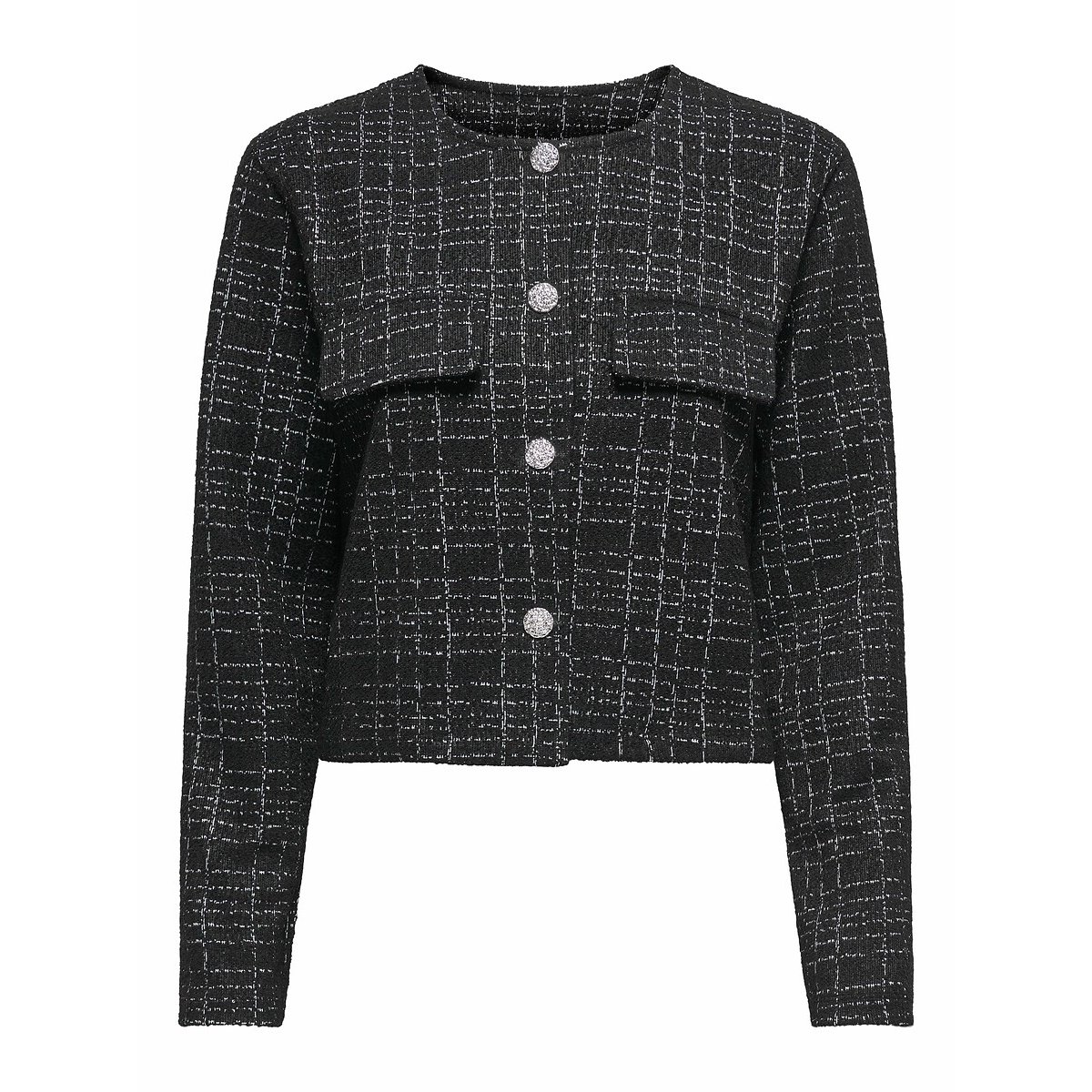 Tweed Short Jacket black, JDY