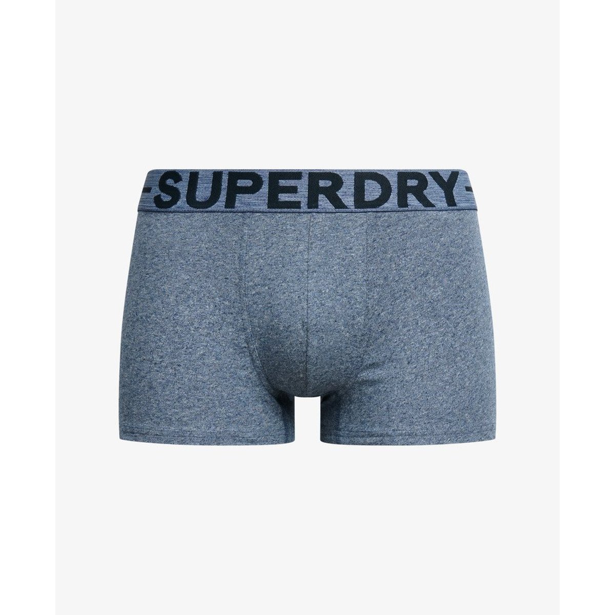 Lot de 3 boxers unis noir corbeau chiné/karst ultra noir poudré/bleu poussière clair, SUPERDRY