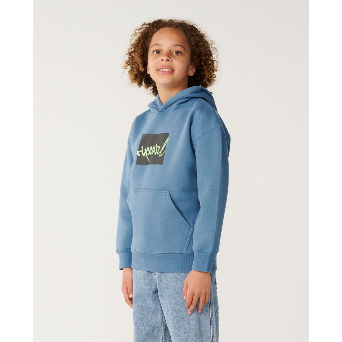 Sweat à capuche enfant Rip Script ICON bluefin, RIP CURL