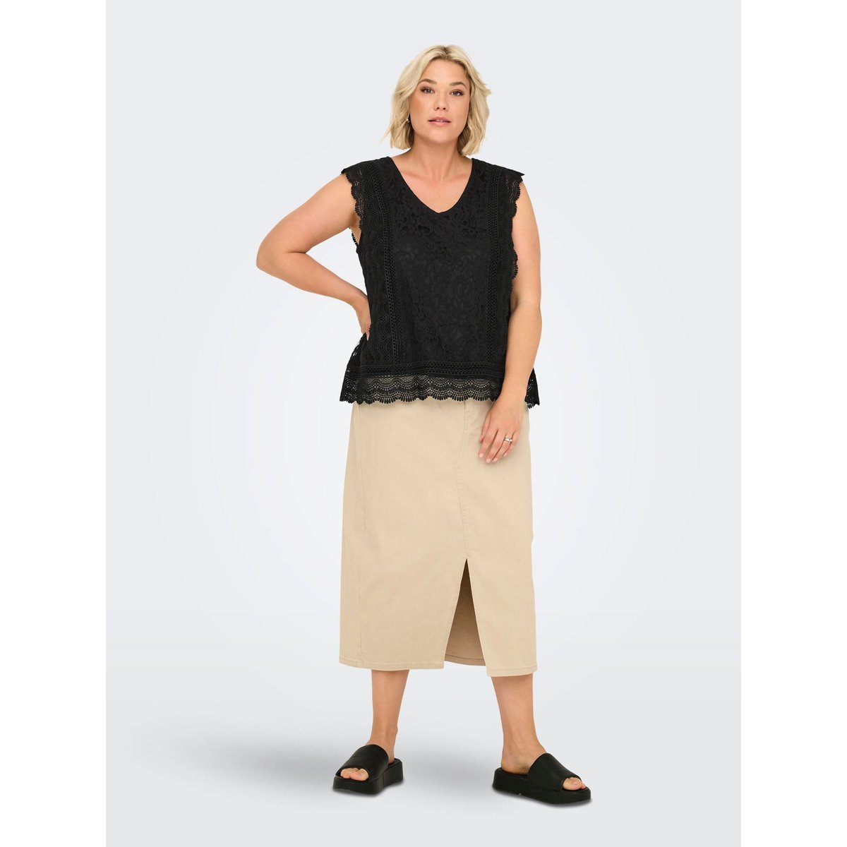 Top noire - black, ONLY CARMAKOMA
