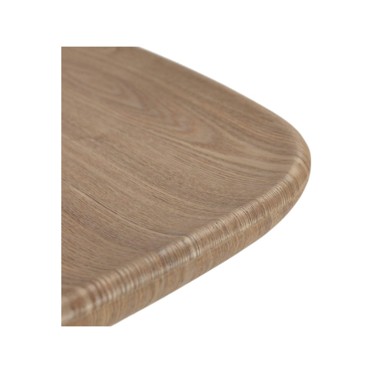 Table basse carrée en placage de frêne naturel, RECOLLECTION
