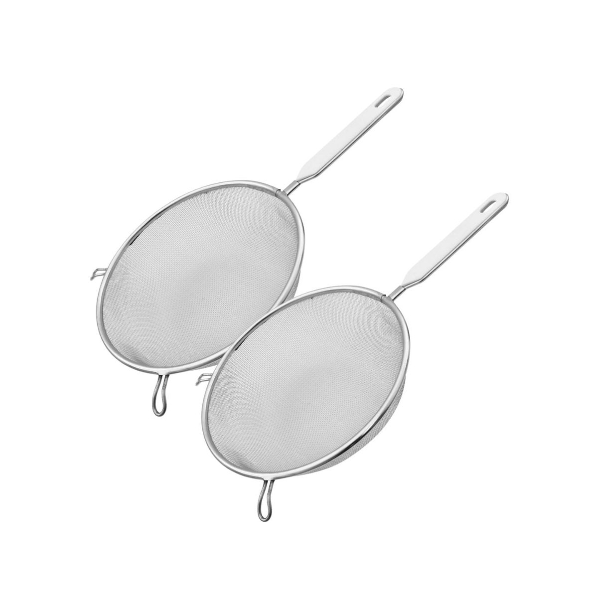 Set de 2 ustensiles de cuisine passoire en inox BASIC gris, FACKELMANN