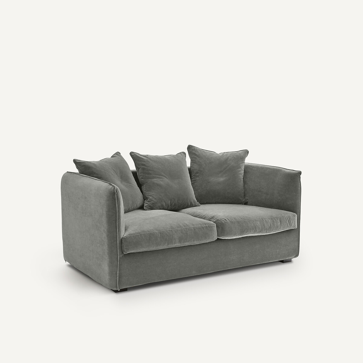 2-zitsbank in stonewashed fluweel, Neo Chiquito dennenhout, AM.PM