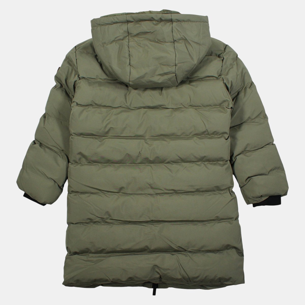 Doudoune longue zippée à capuche COCOON vert kaki, LEE COOPER