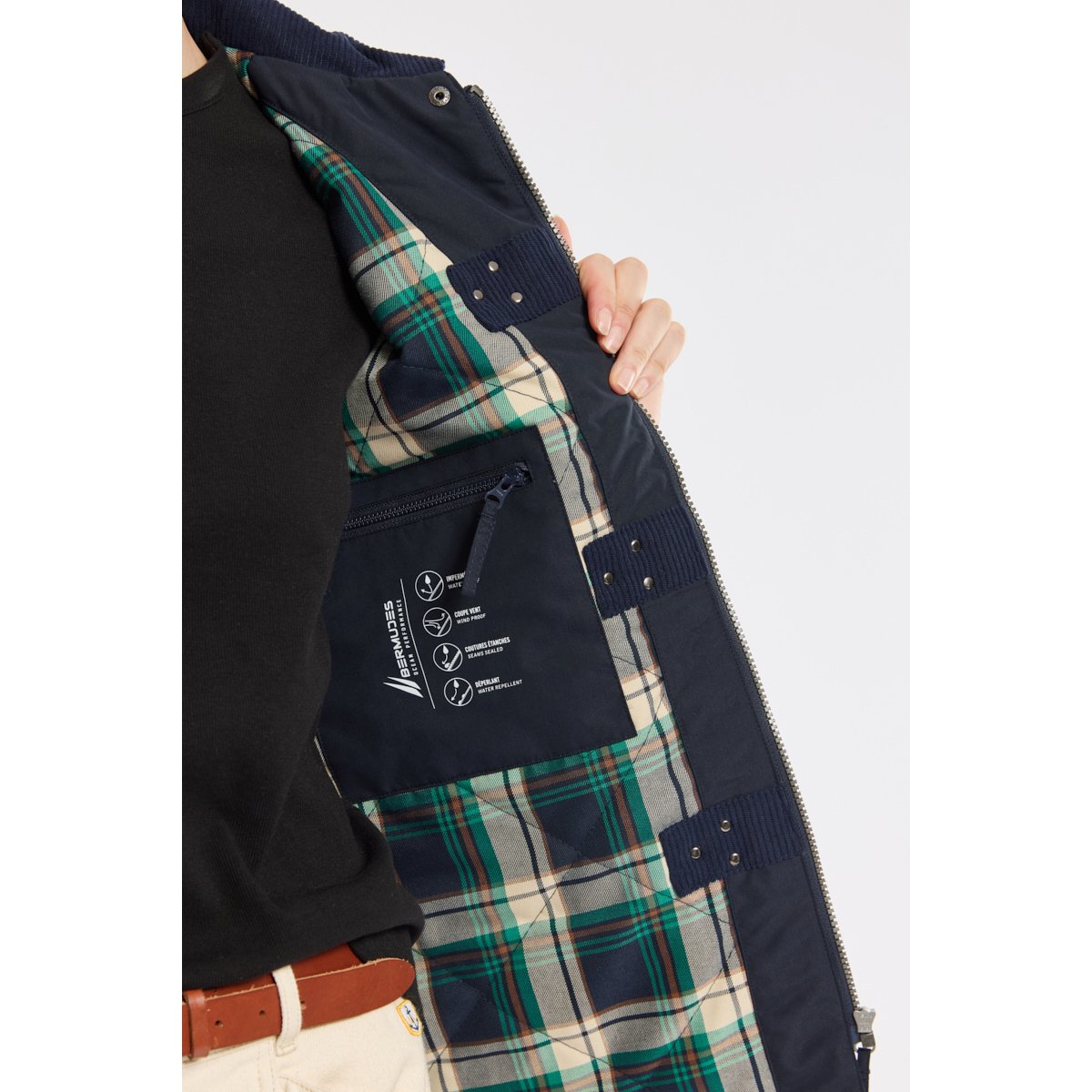Parka courte BRISE marine, BERMUDES