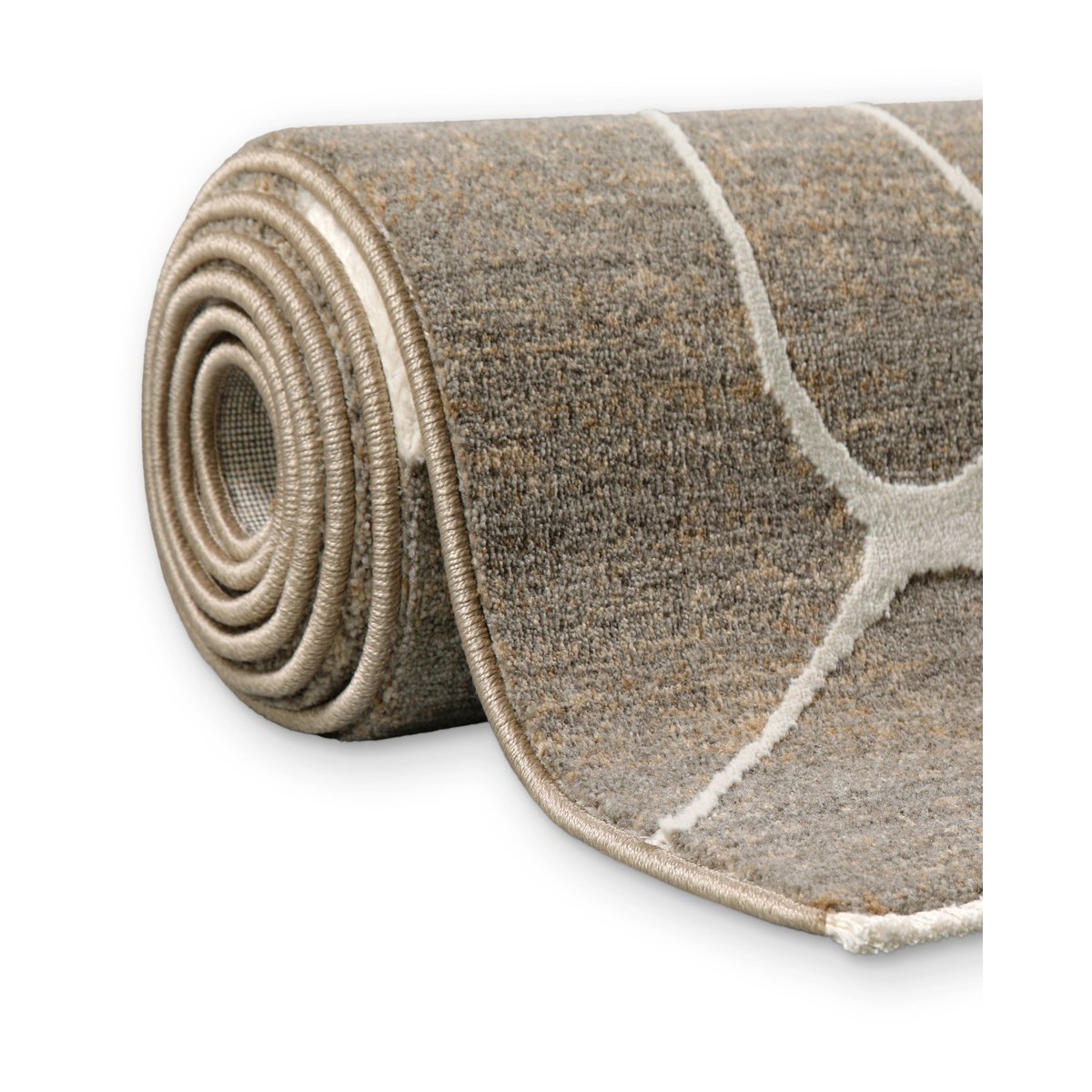 WECONhome Elite par Esprit, tissé machine, tapis poils courts, motif marbre avec effet relief, certifié OEKO-TEX® ,  Elite beige gris, ESPRIT