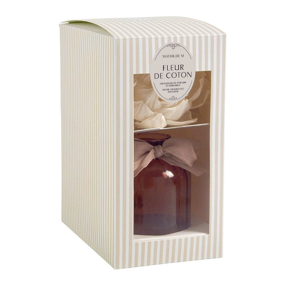 Diffuseur de parfum d'ambiance Fleur de Coton rose, MATHILDE M