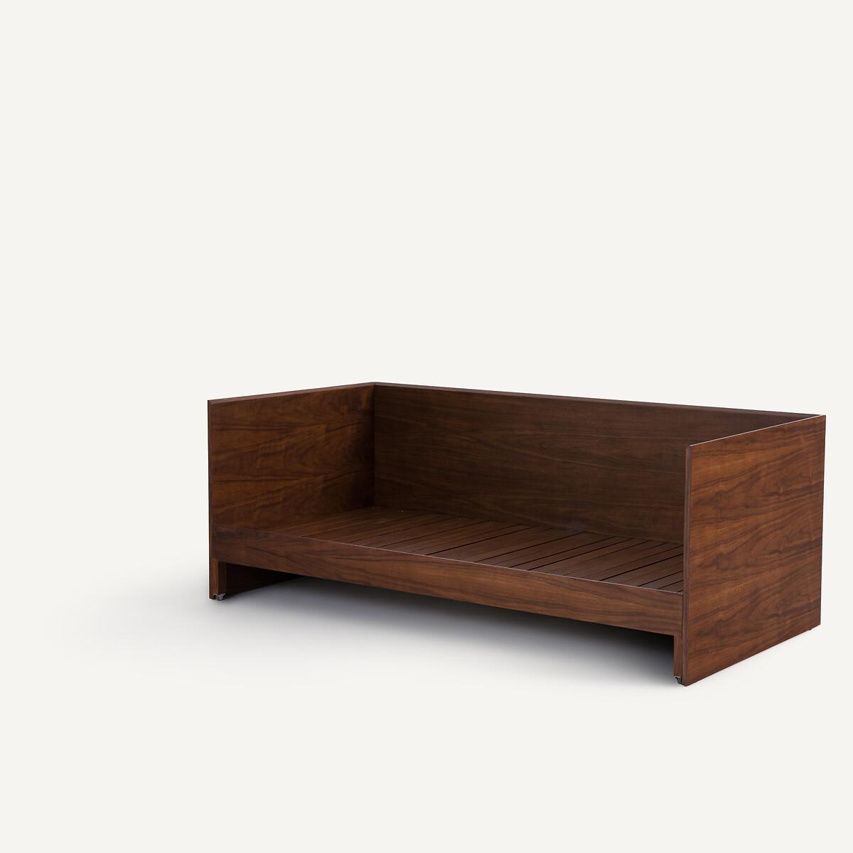Lit banquette gigogne plaqué noyer, WORKING noyer, AM.PM