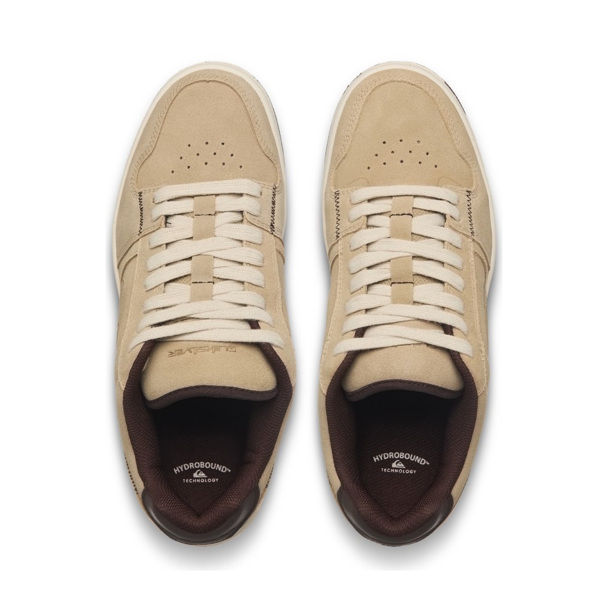 Sneakers d’inspiration skate SLAM SUEDE marron kelp, QUIKSILVER