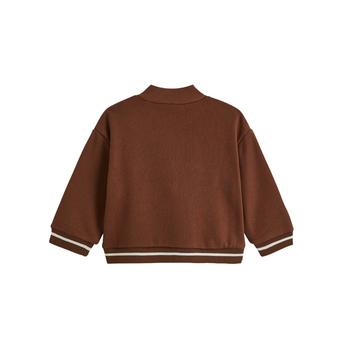 Sweat-shirt bébé en molleton Mathéo marron, PETIT BEGUIN