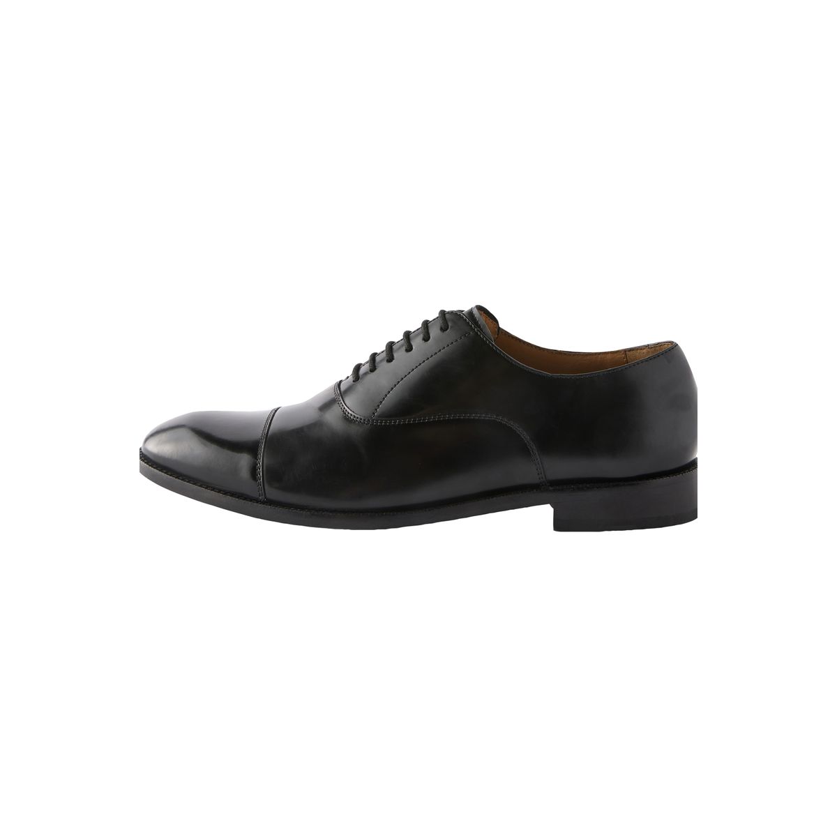 Chaussures oxford en cuir signature noir, NEXT