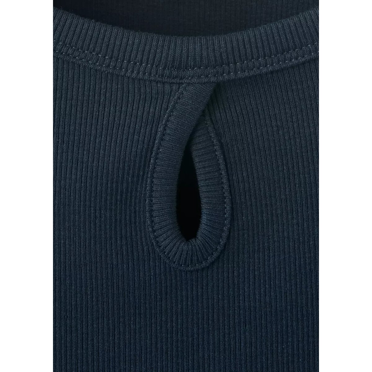 T-shirt manches longues ouverture bleu marine, MANGO KIDS