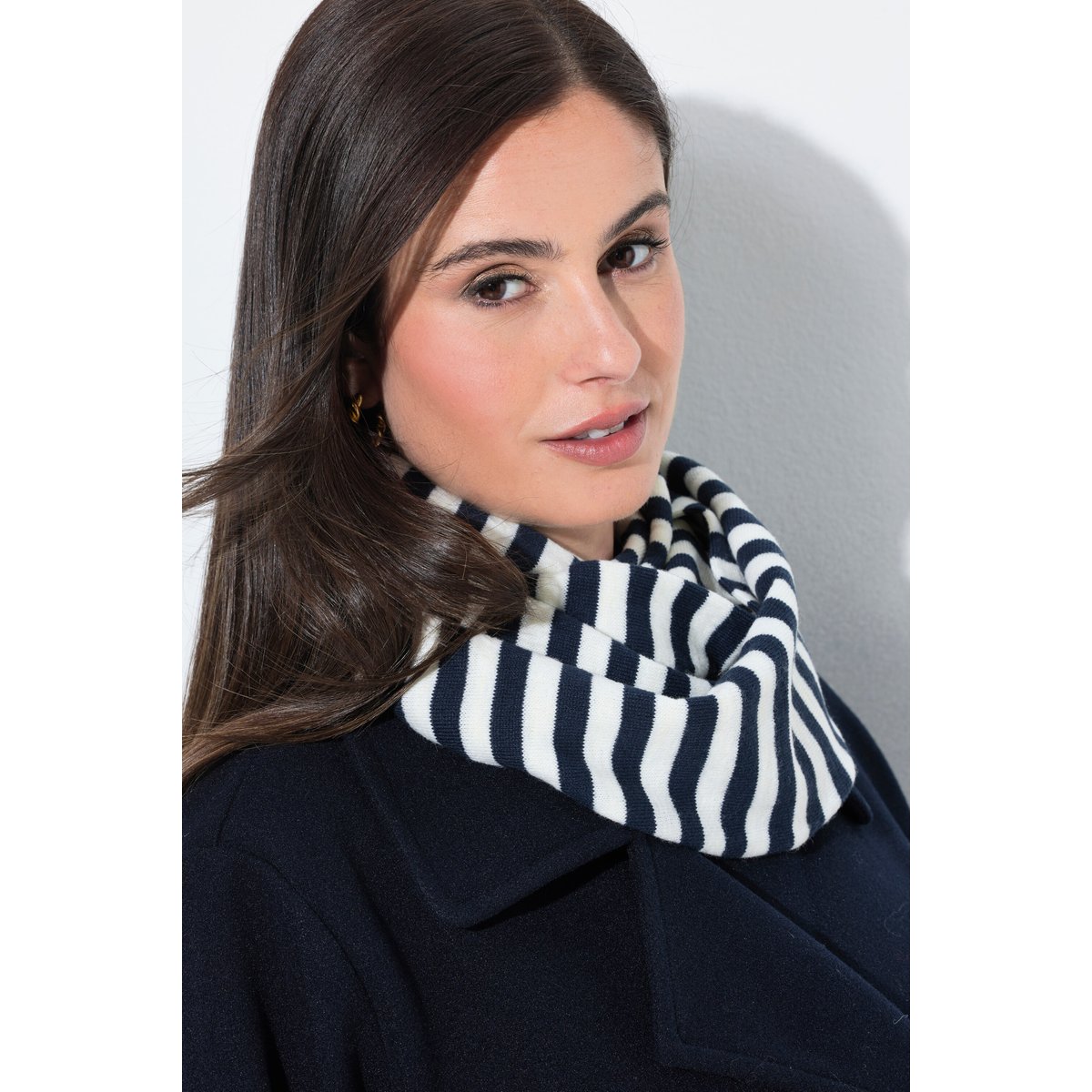 Foulard en maille blanc neige, ULLA POPKEN