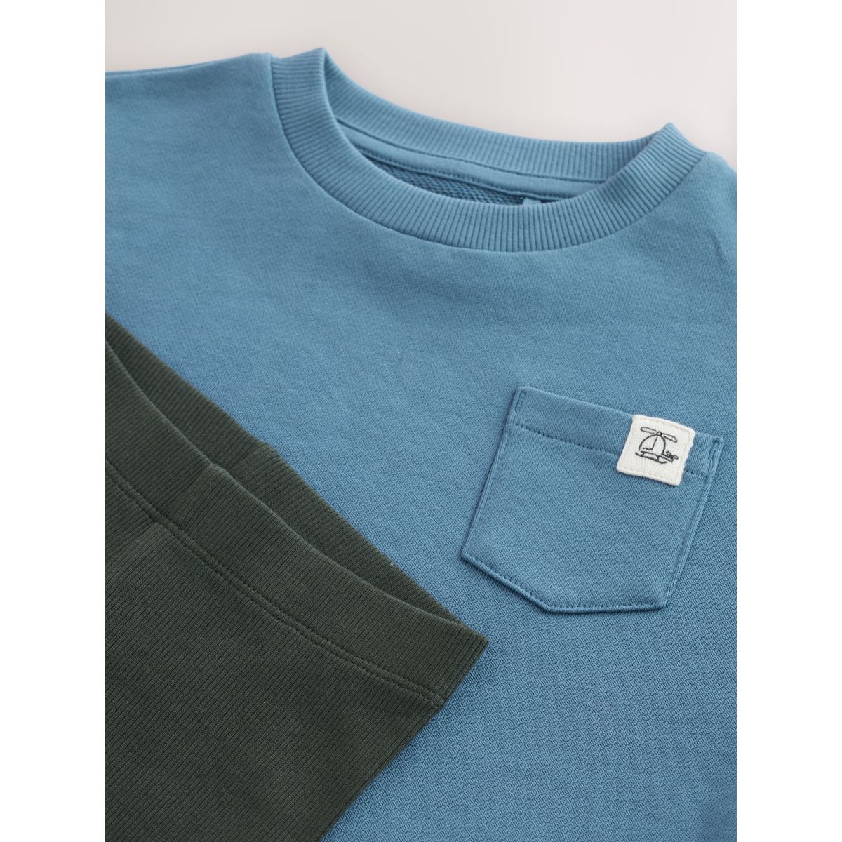 Ensemble haut et legging bleu, NEXT