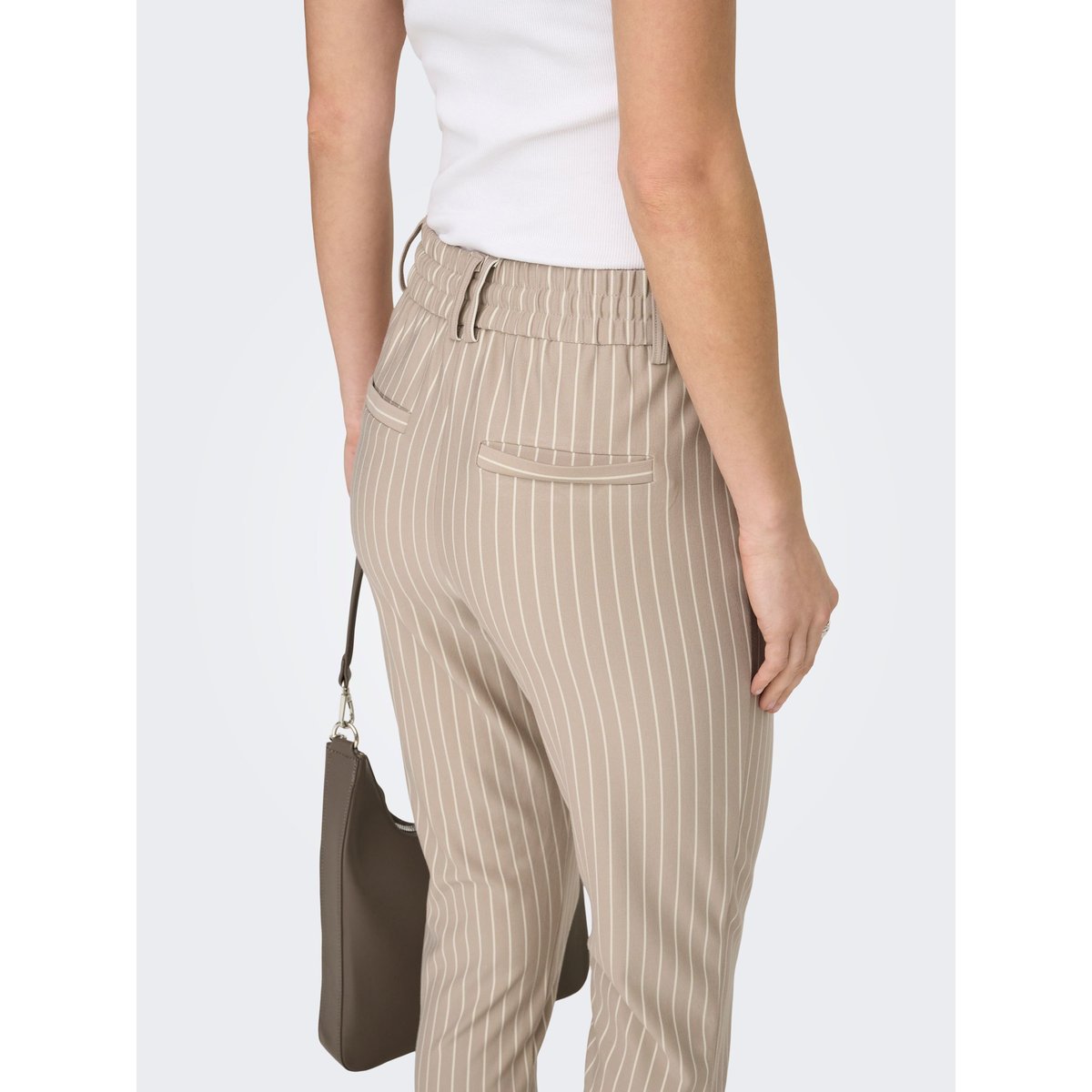 Pantalon À Jambe Large beige - humus 2, ONLY