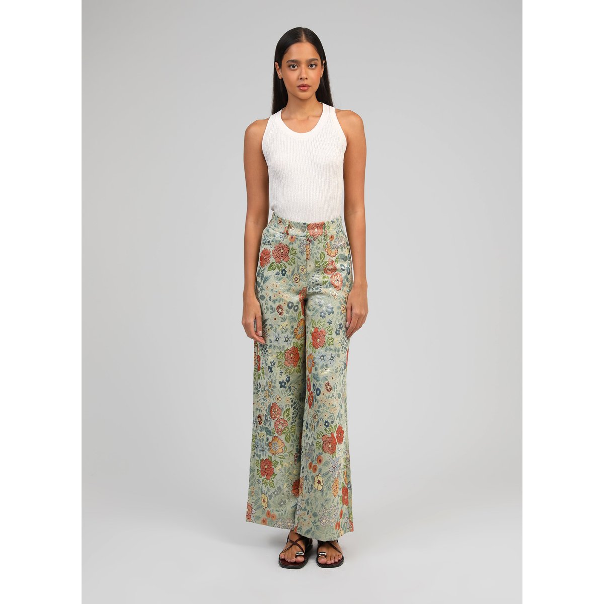 Pantalon PHIONALY tilleul, AN'GE