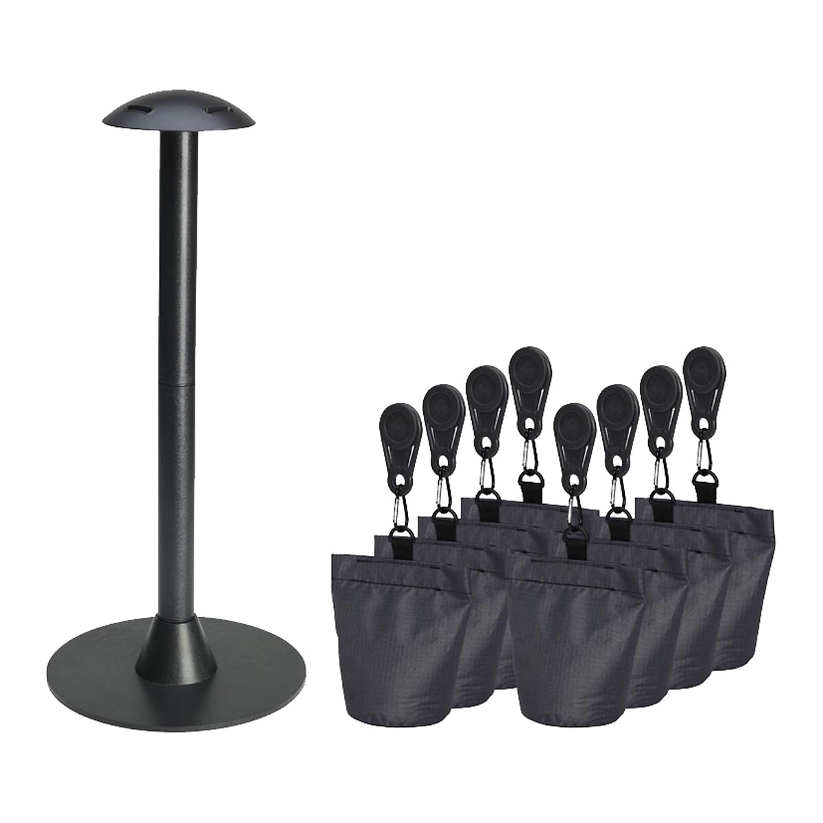 Garden Cover Support Pole Set grey, AEROCOVER