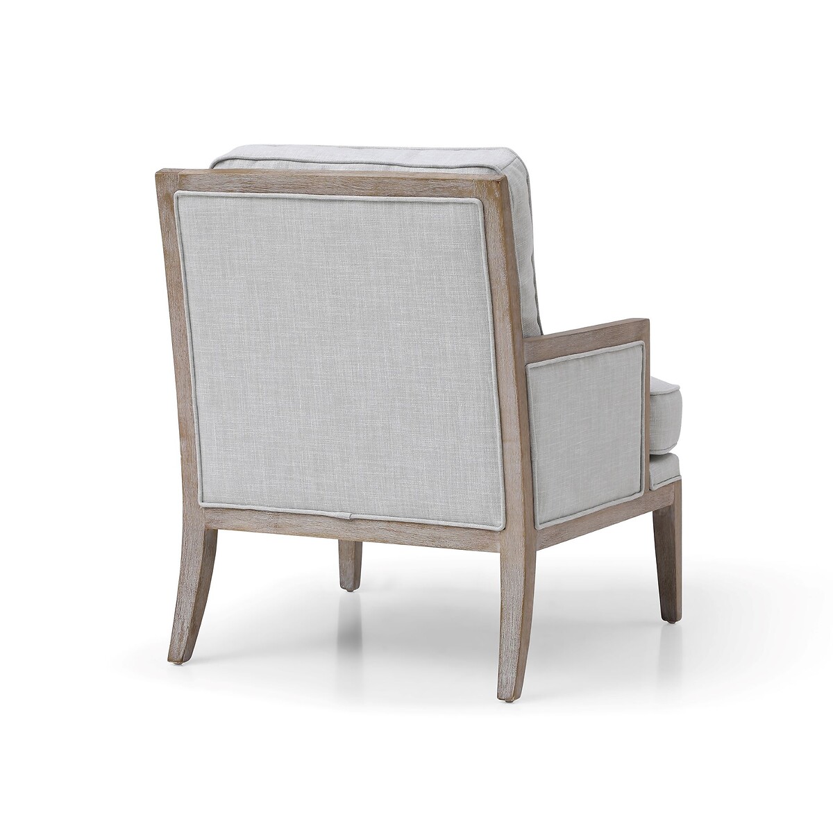 Evelina Antique Linen and Wood Chair cream, SO'HOME