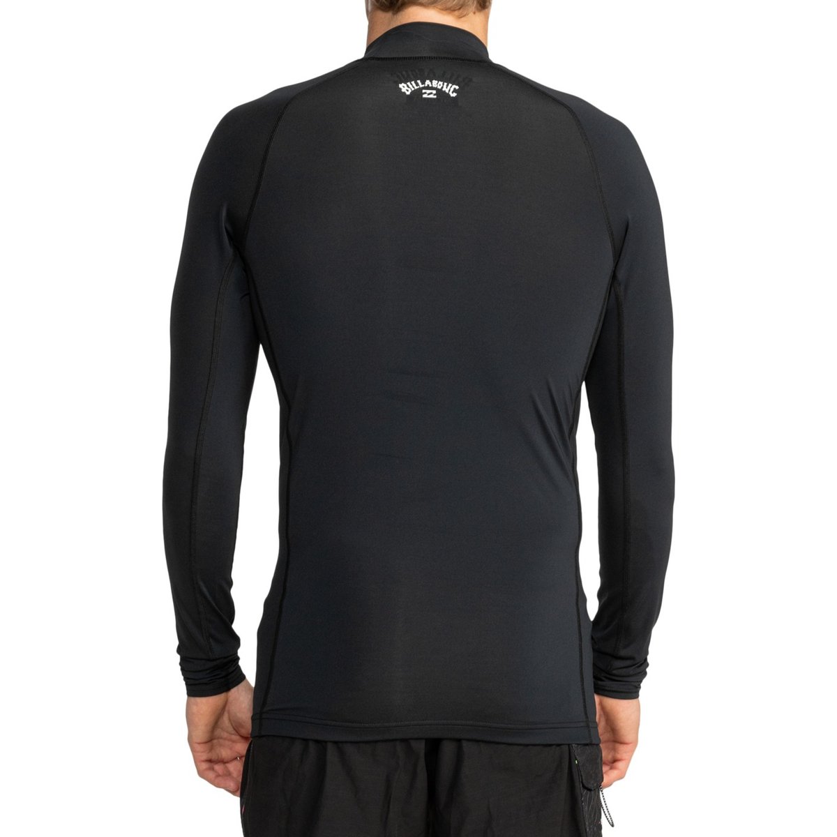 T-shirt de surf à manches longues UPF50 LOGO SURF noir black, BILLABONG