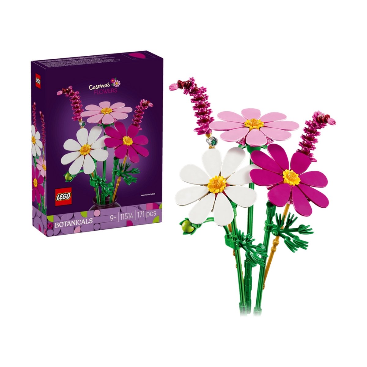 Botanicals Les cosmos multicolore, LEGO