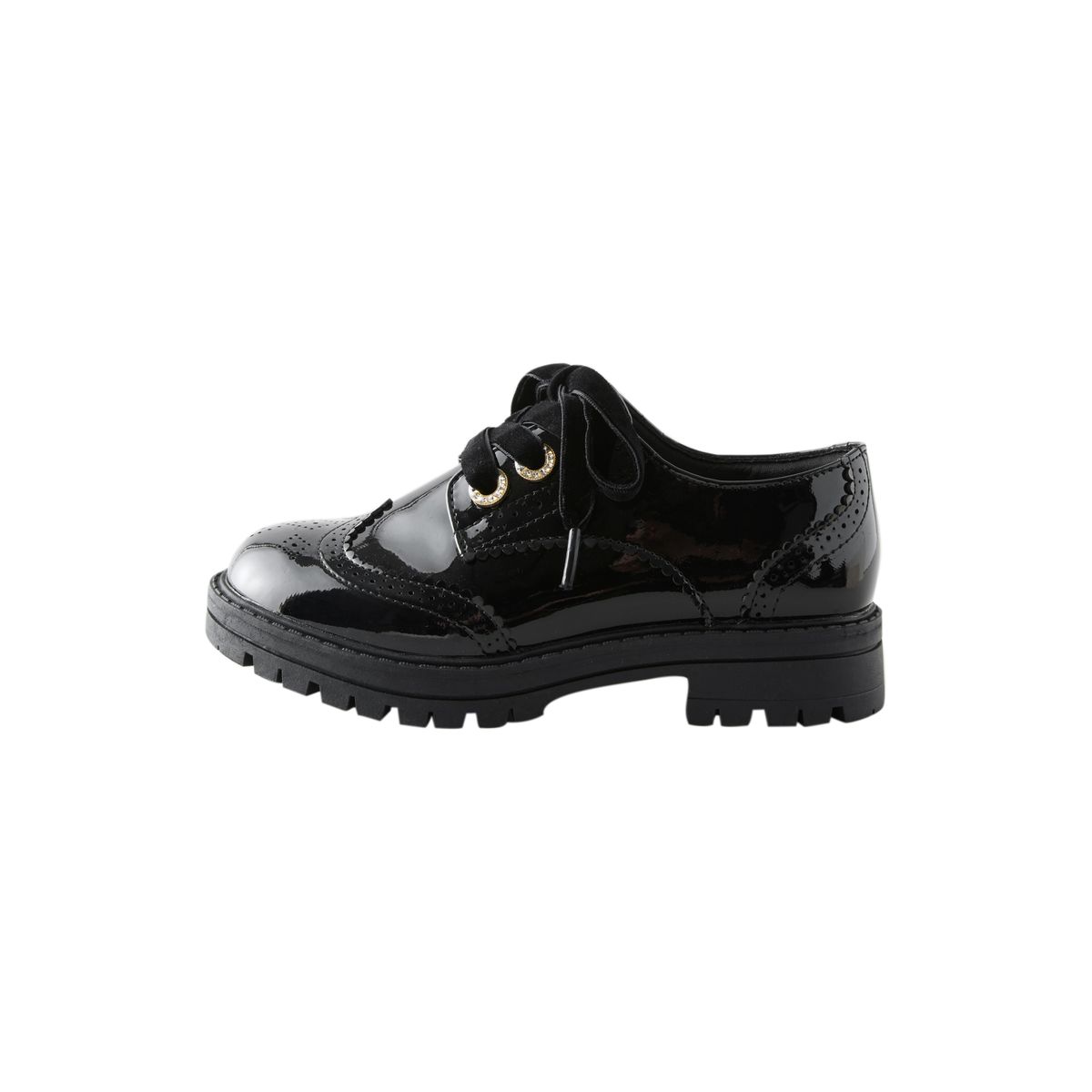 Chaussures richelieu d’école à lacets noir, NEXT
