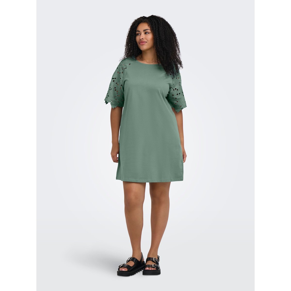 Robe chinois green, ONLY CARMAKOMA