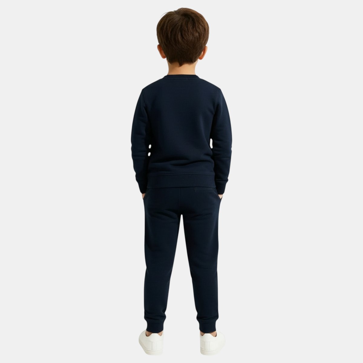 Ensemble sweat col zippé et pantalon de jogging TRAINING bleu marine, ELLESSE