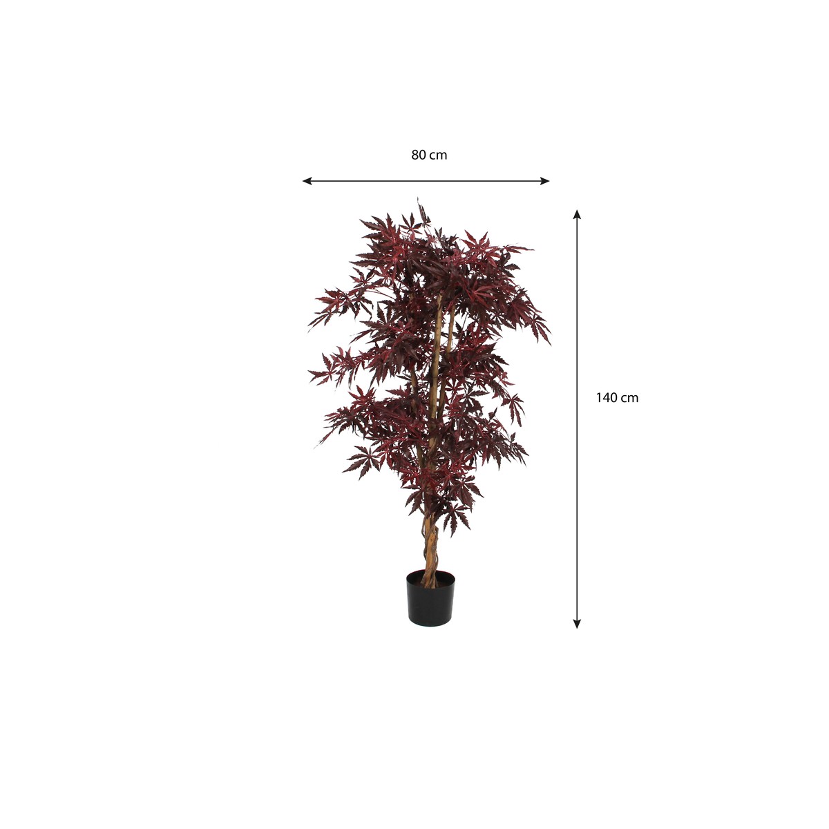 Plante artificielle MAPLE rouge, MICA DECORATIONS