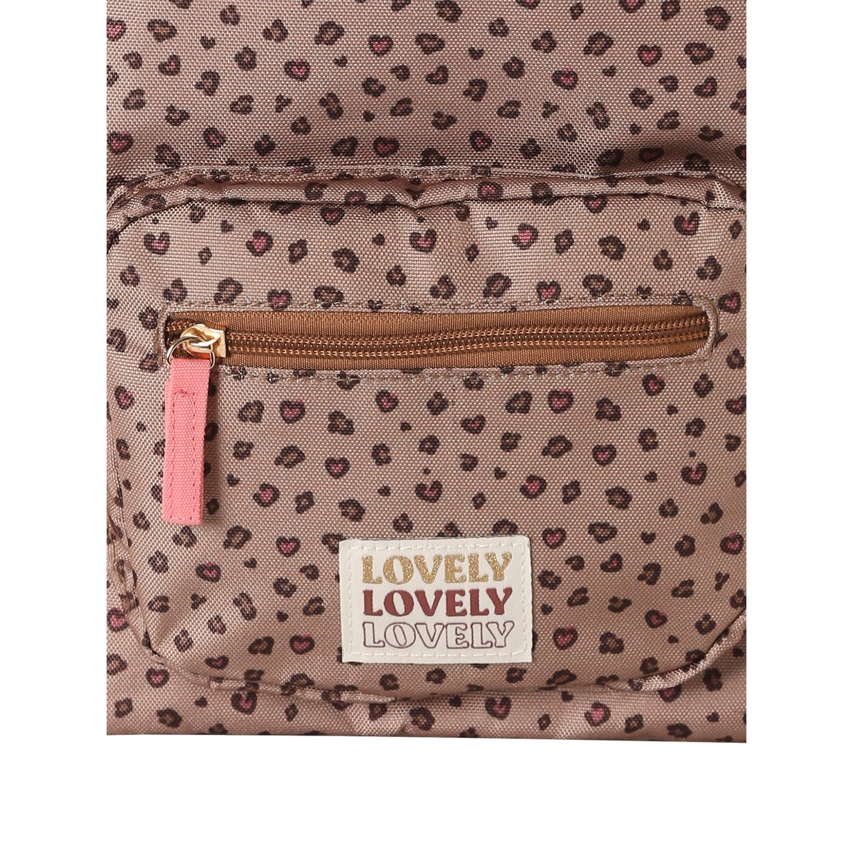 Sac à dos maternelle imprimé léopard beige, VERTBAUDET