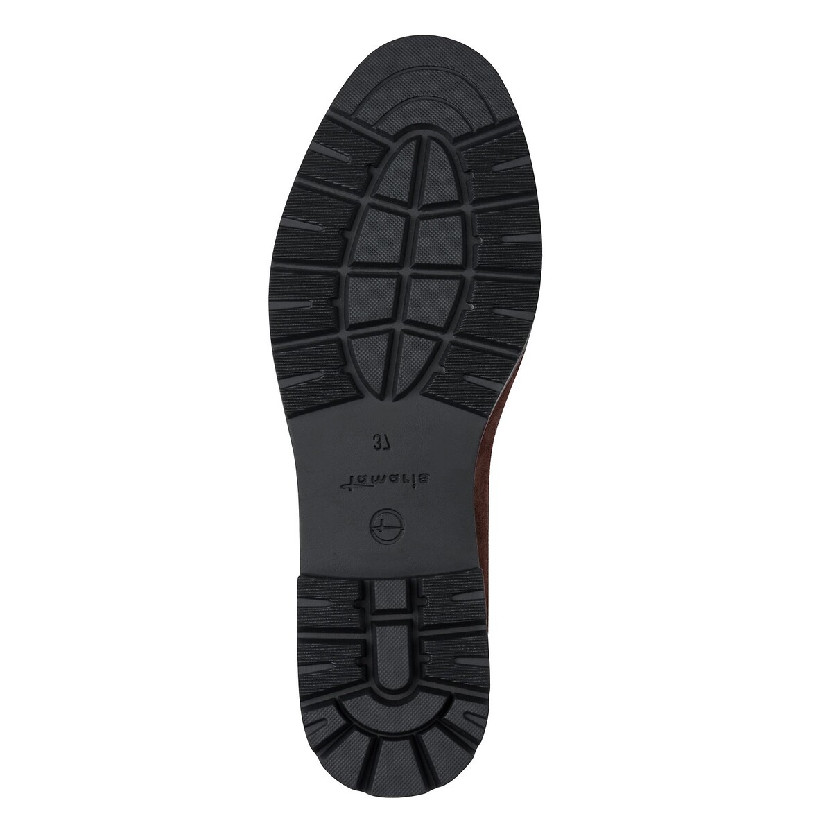 Mocassins en cuir marron foncé, TAMARIS
