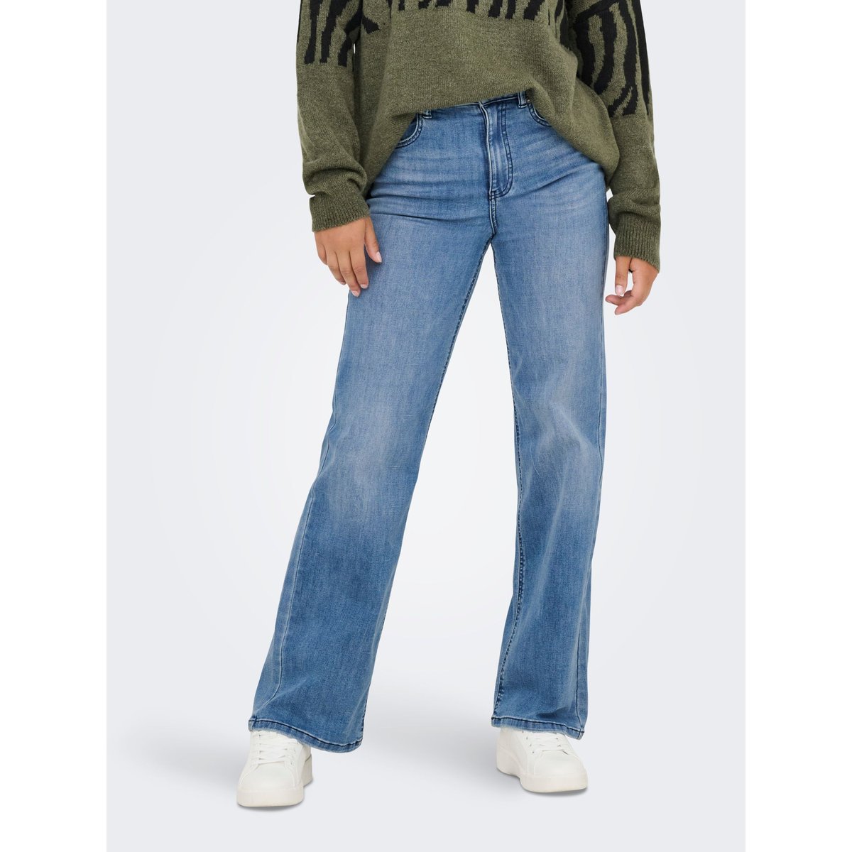 Jean À Jambe Large medium blue denim, ONLY
