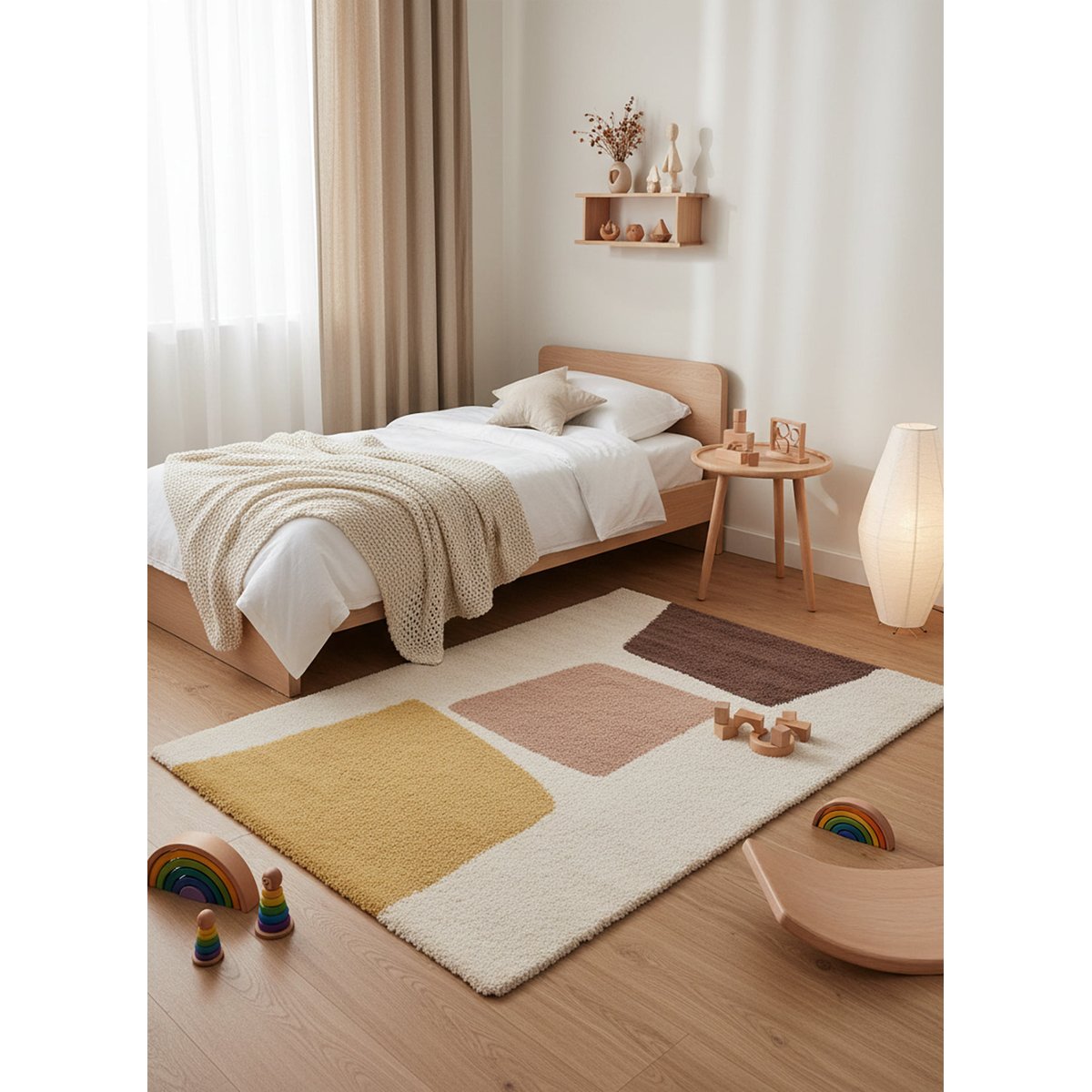Tapis design épais et confortable CAIRN palette colorée, AFK LIVING