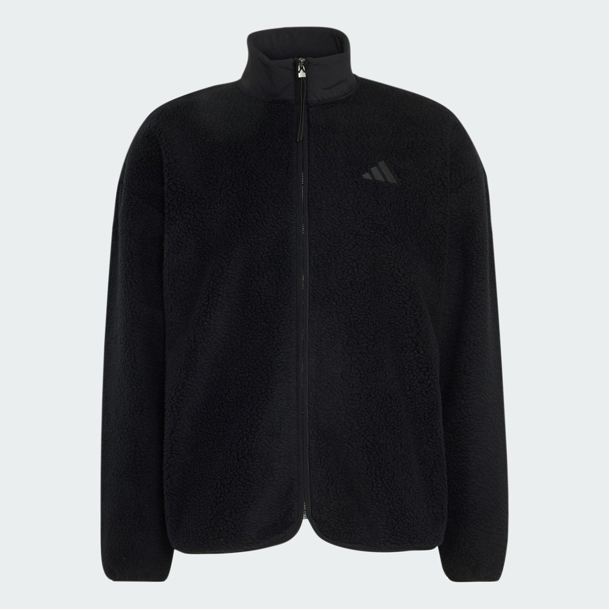 Veste Zip Intégral Molleton À Poils Longs 3 Bandes City Tech Veste Zip Intégral Molleton À Poils Longs 3 Bandes City Tech black, ADIDAS SPORTSWEAR