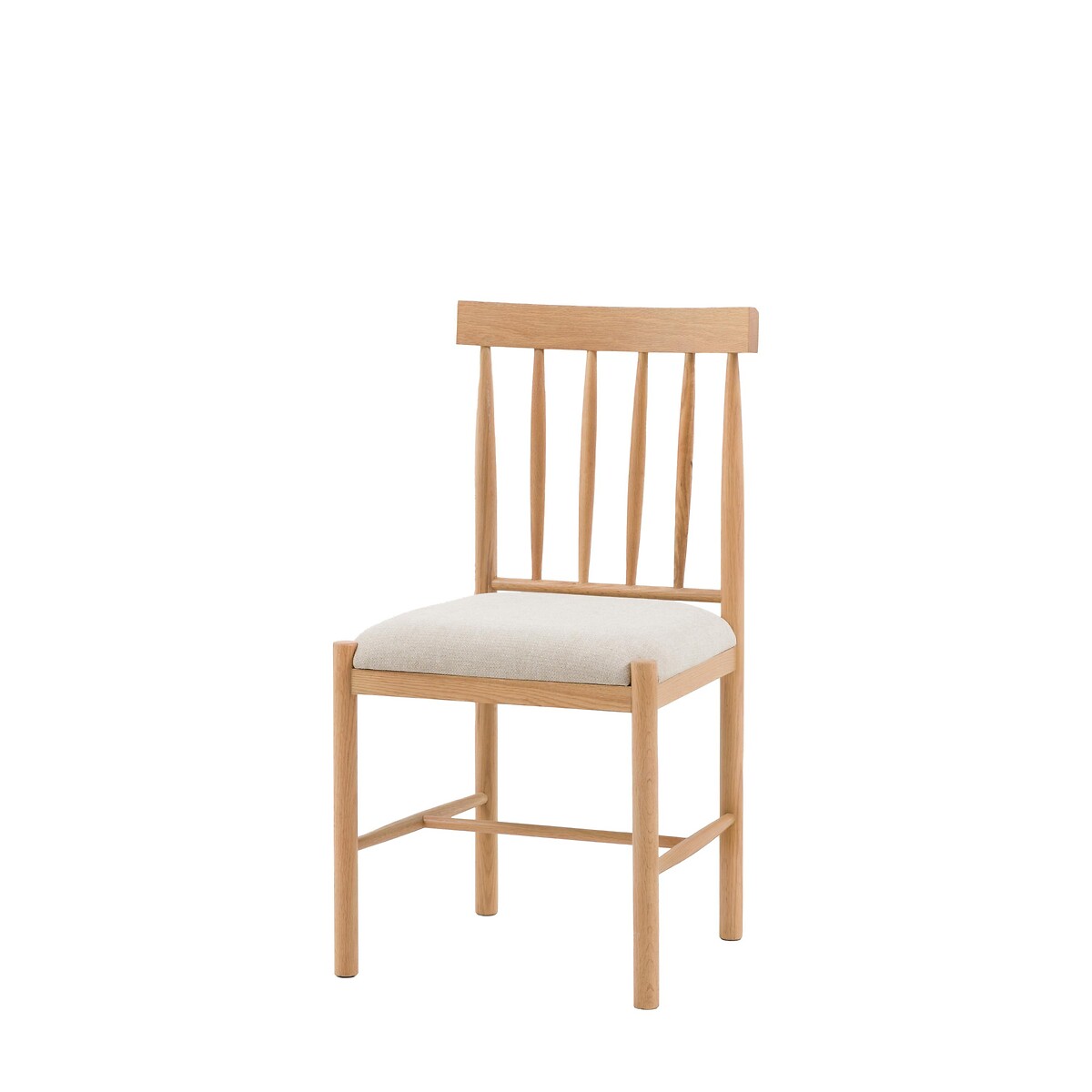 Set of 2 Ende Upholstered Dining Chairs oak, ÉDITÉ