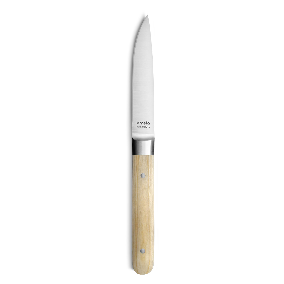 Coffret 6 couteaux steak - FUSION bois clair, AMEFA