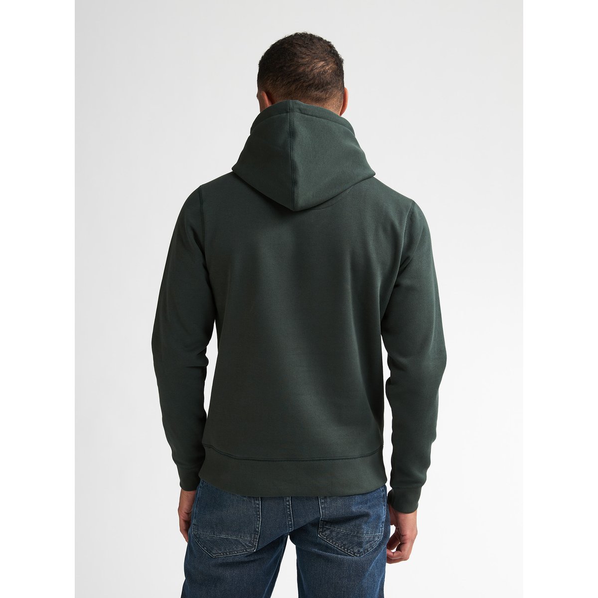 Sweat à capuche raglan imprimé cedarwood vert deep green, PETROL INDUSTRIES