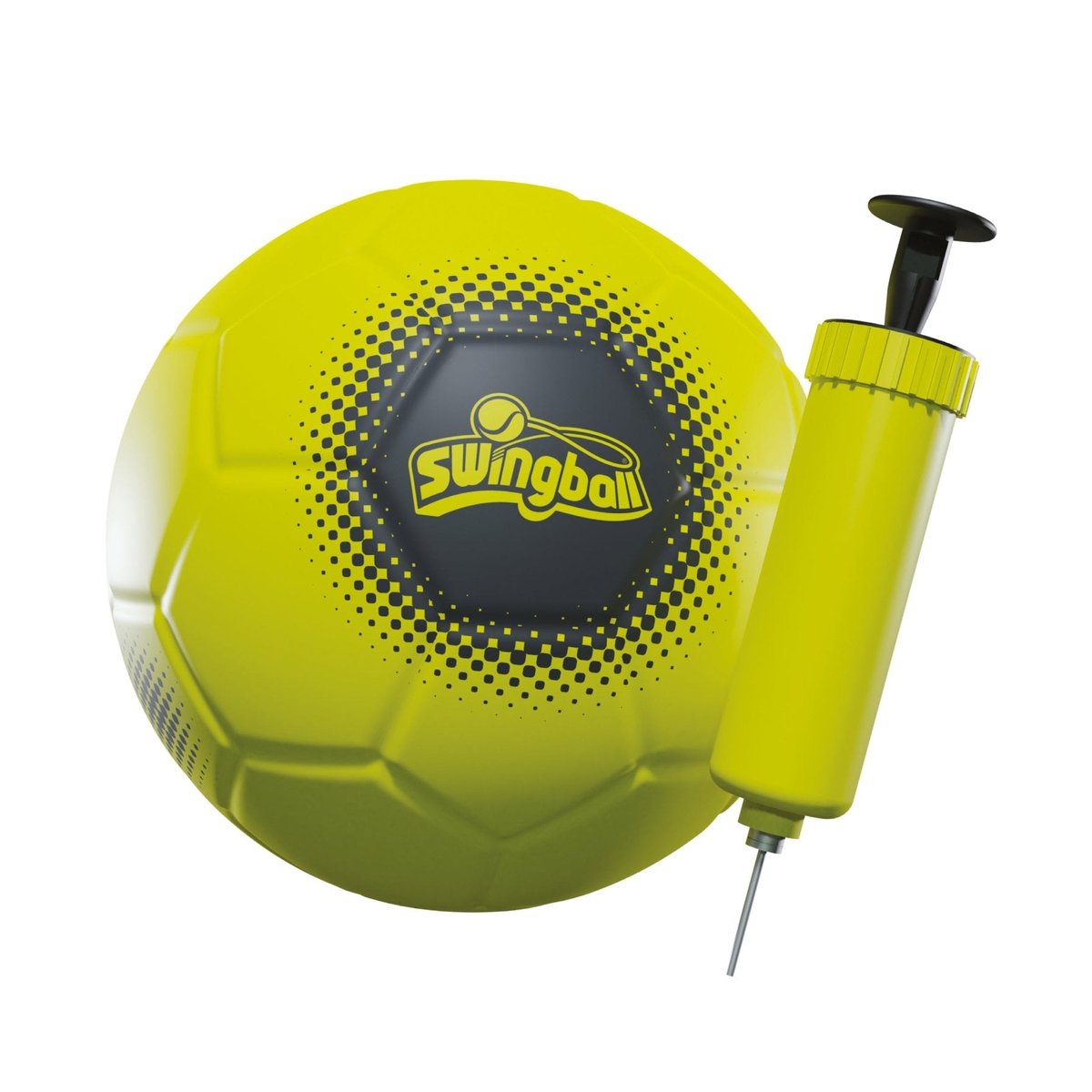 Pack jeux Swingball 5en1 toutes surfaces bleu - noir - jaune, SWINGBALL