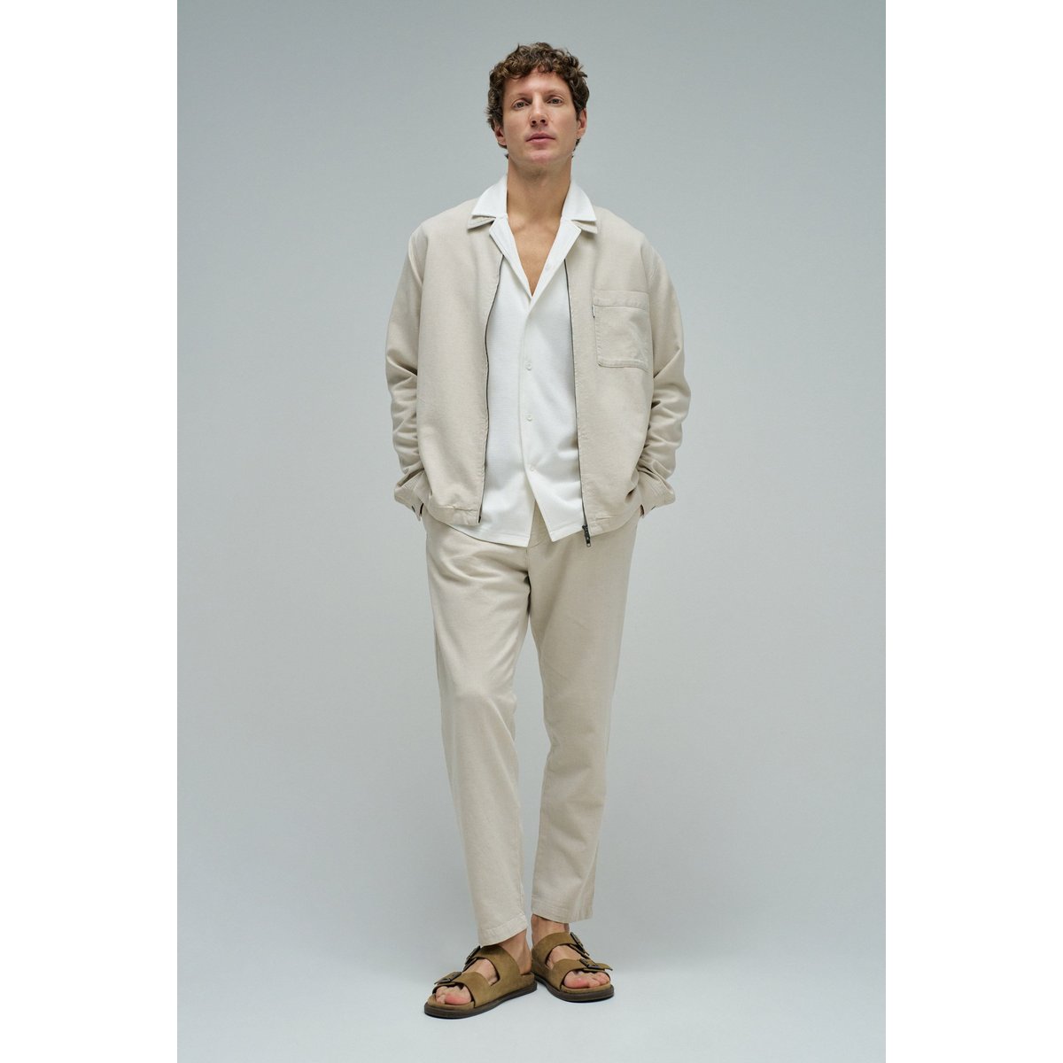 SURCHEMISE EN LIN beige, SALSA JEANS