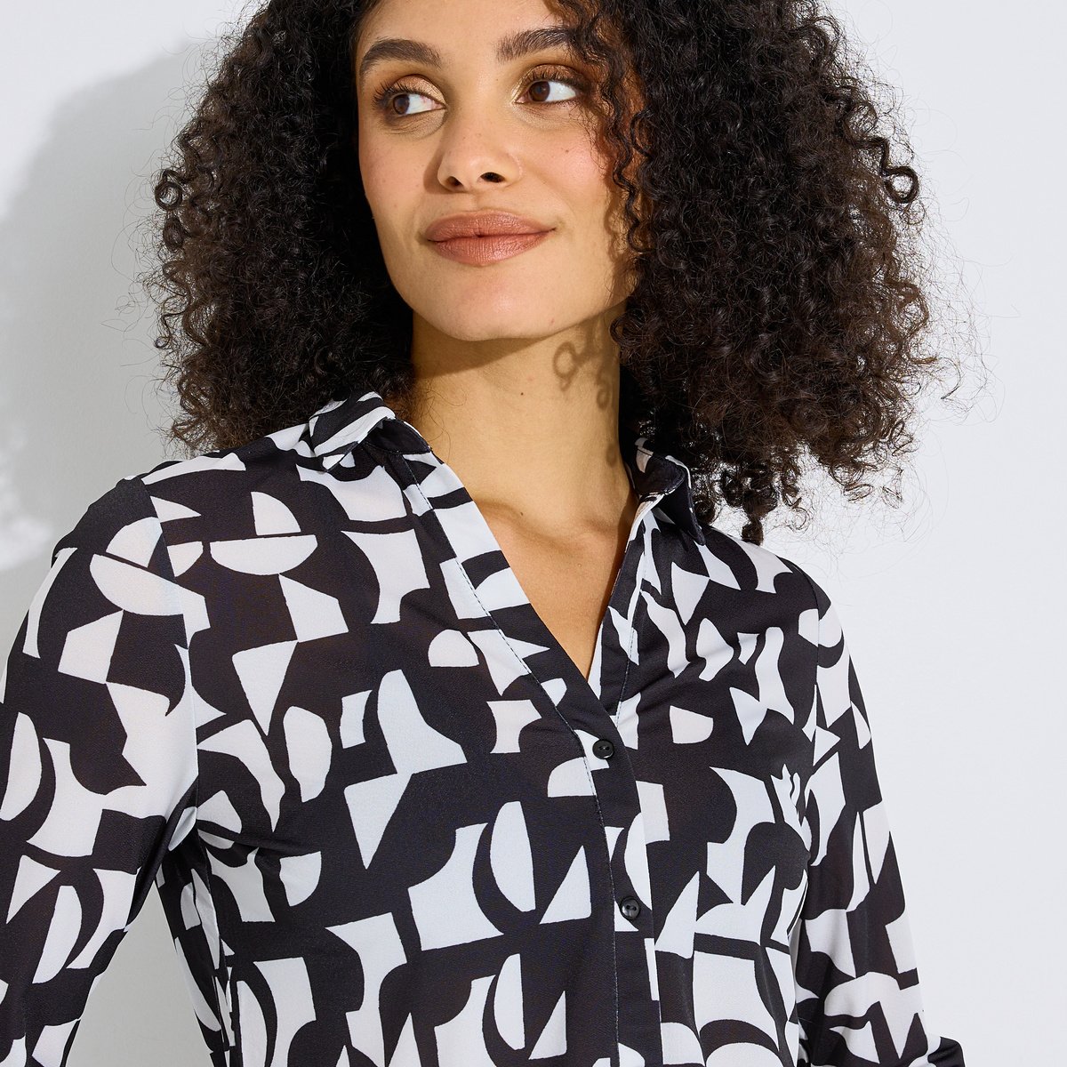 Chemise imprimée originale noir, GRAIN DE MALICE