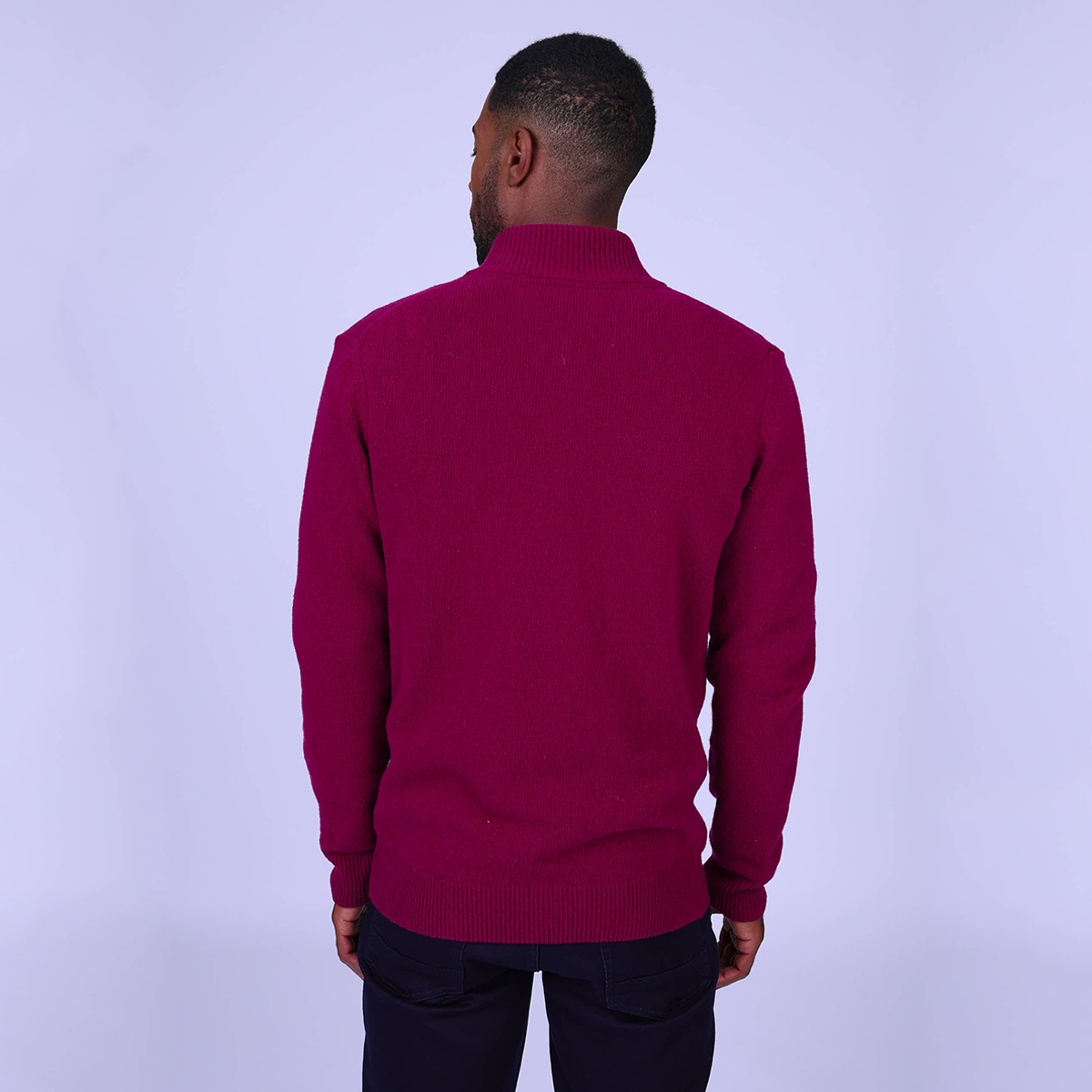 Pull col camionneur Heland bordeaux, MISE AU GREEN