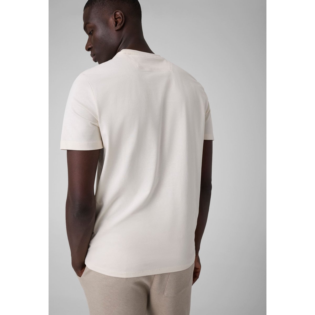 T-Shirt À Logo Imprimé crème, GUESS